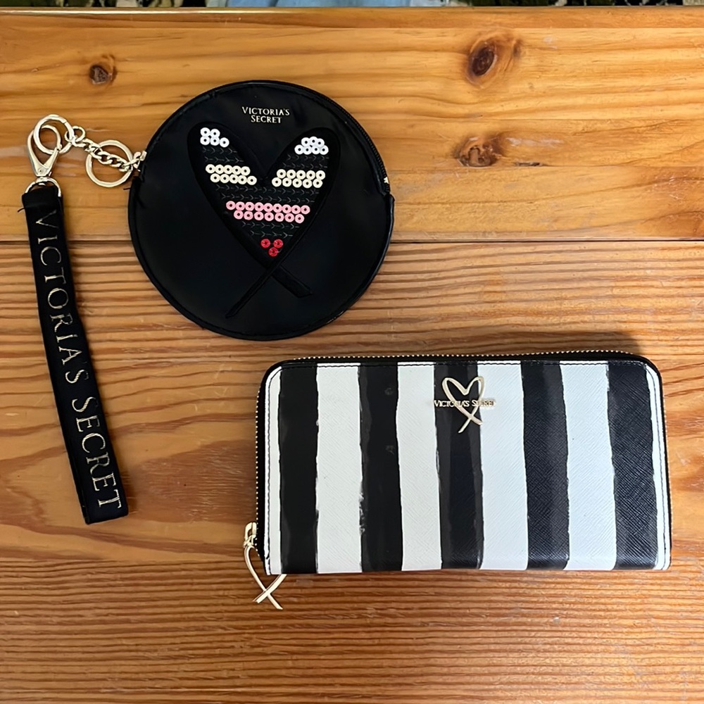 Set of 4 Victoria’s Secret wallet/wristlet/coin pouch, NWOT - Picture 2 of 8